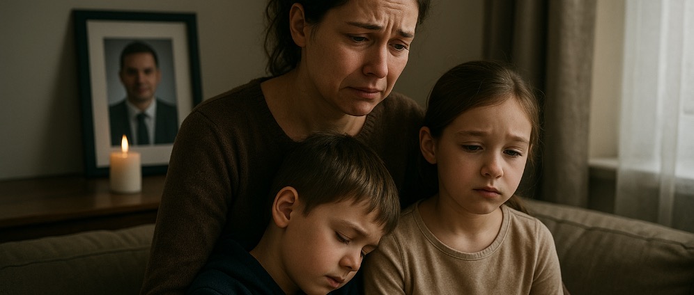 Spenden sammeln | Mann gestorben, jetzt noch ausziehen mit zwei Kids | Spendenseite