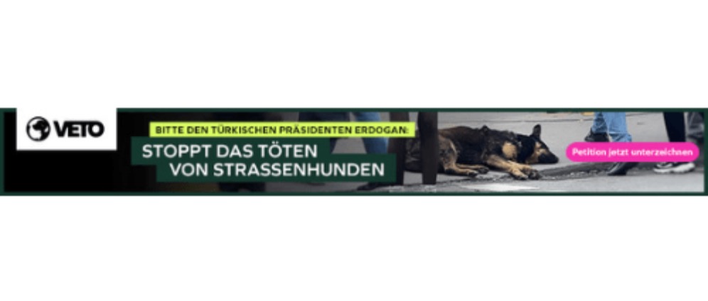 Spenden sammeln | Veto Keine Deadline für Tierleben | Spendenseite