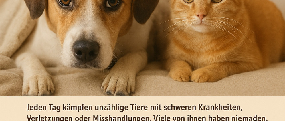 Spenden sammeln | Hilf uns, kranken Tieren eine zweite Chance zu geben! | Spendenseite