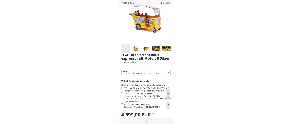 Spenden sammeln | Spende für ein Krippen Wagen für u3 Kinder in der kita | Spendenseite