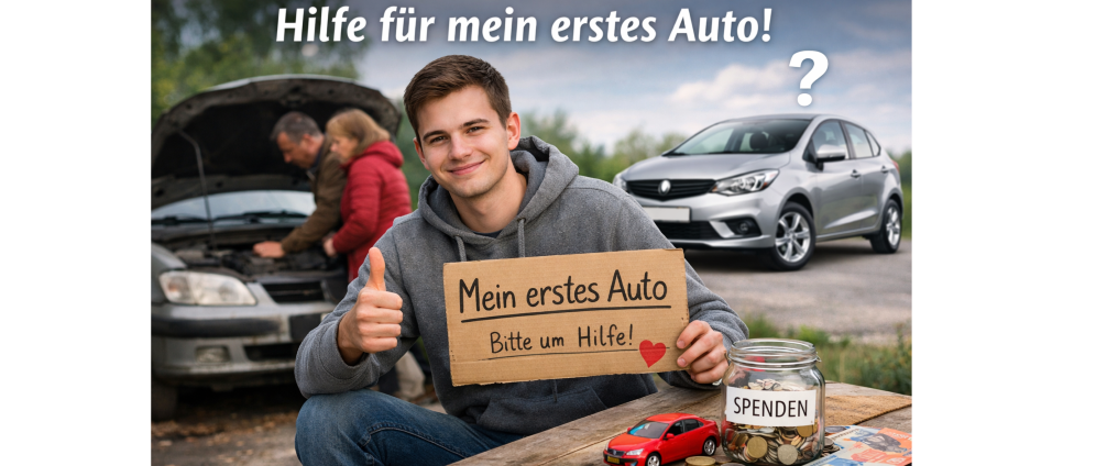 Spenden sammeln | Erstes Auto | Spendenseite