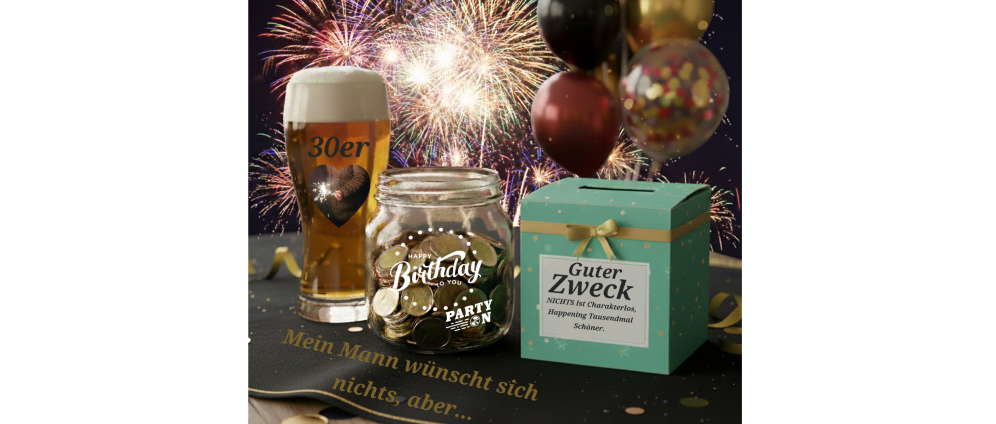 Spenden sammeln | 30ster von meinem Ehemann wenn NICHTS plötzlich zur großen Sache wird.. ️ | Spendenseite