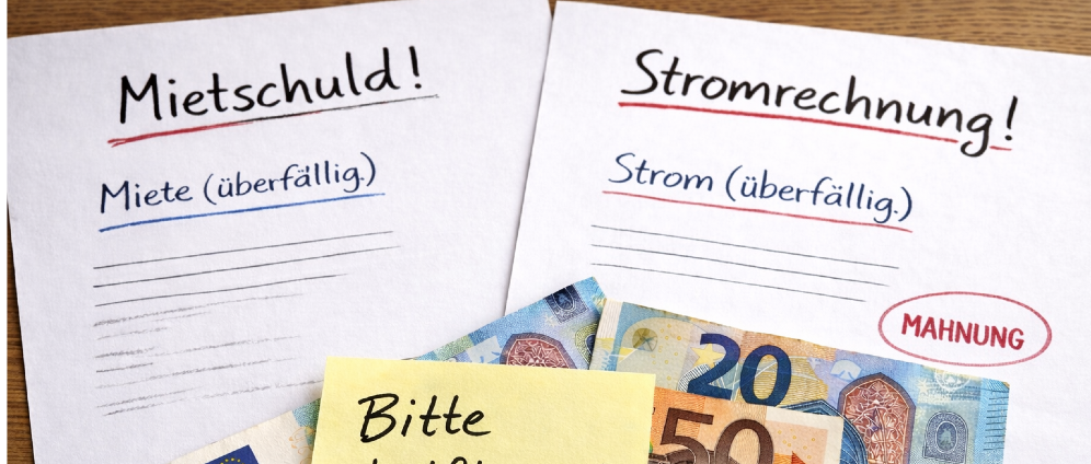 Spenden sammeln | Hilfe bei miet und Strom Schulden dringend benötigt | Spendenseite
