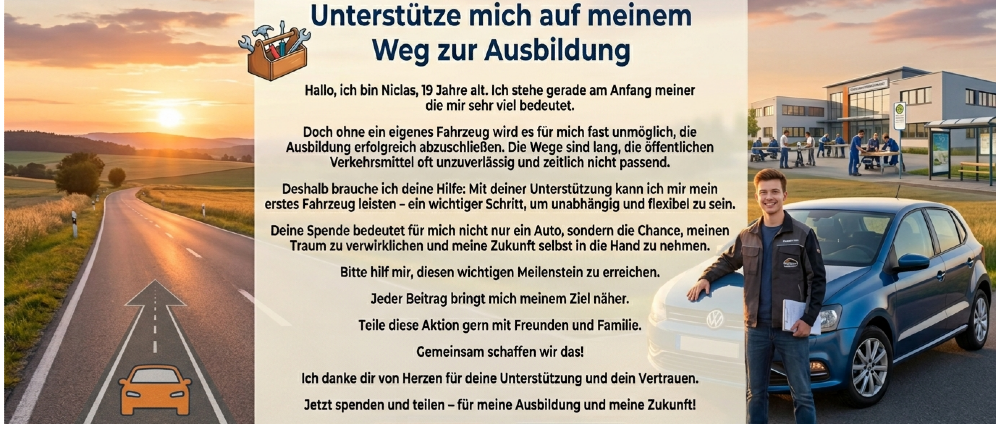 Spenden sammeln | Spende um zu helfen | Spendenseite