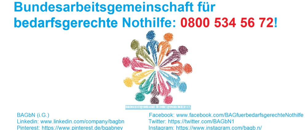 Spenden sammeln | Notfallhotline der BAGbN | Spendenseite
