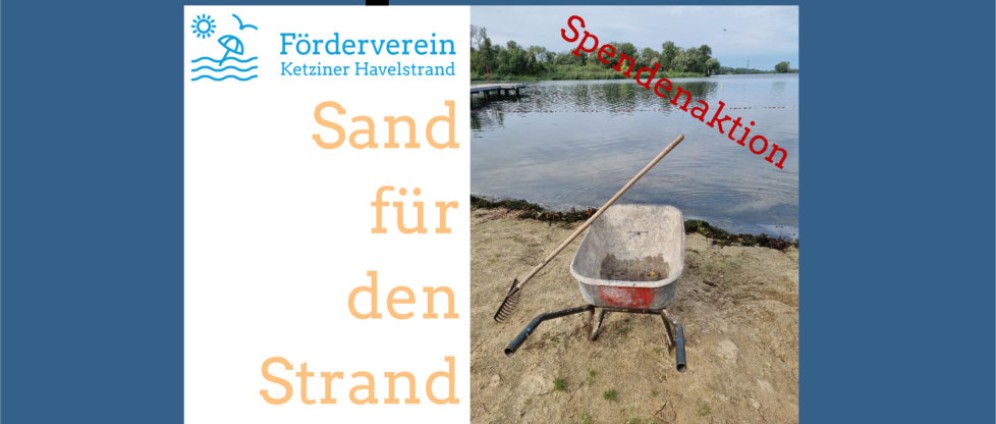 Spenden sammeln | Sand für den Strand | Spendenseite