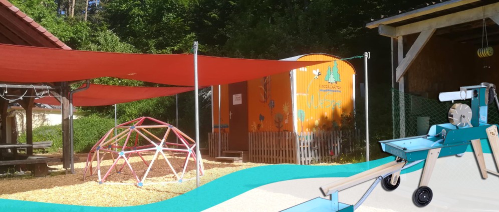 Spenden sammeln | Wasserbahn Wellenspieler für unseren Kindergarten | Spendenseite