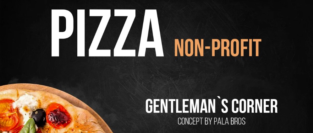 Spenden sammeln | Non Profit Pizza, Gentleman's Corner by PalaBros | Spendenseite