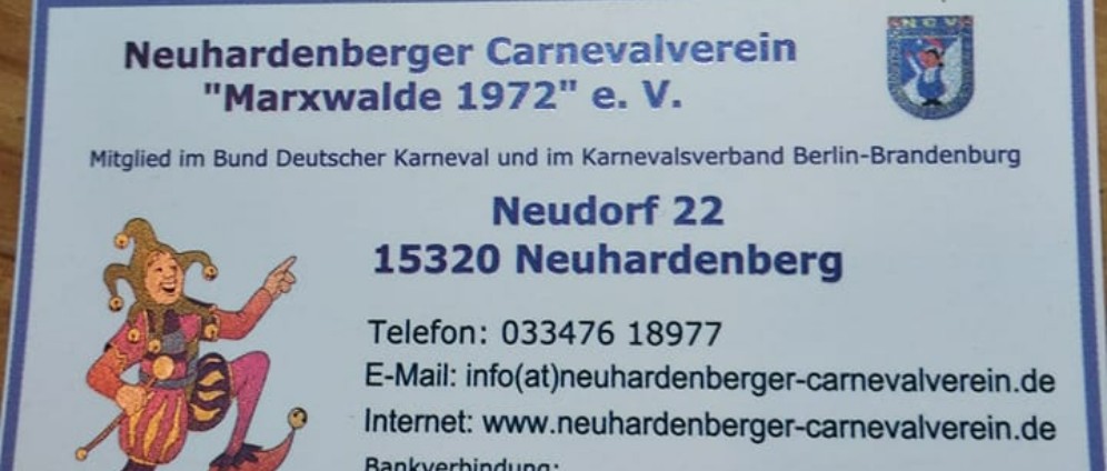 Spenden sammeln | 50 Jahre Neuhardenberger Carnevalverein | Spendenseite