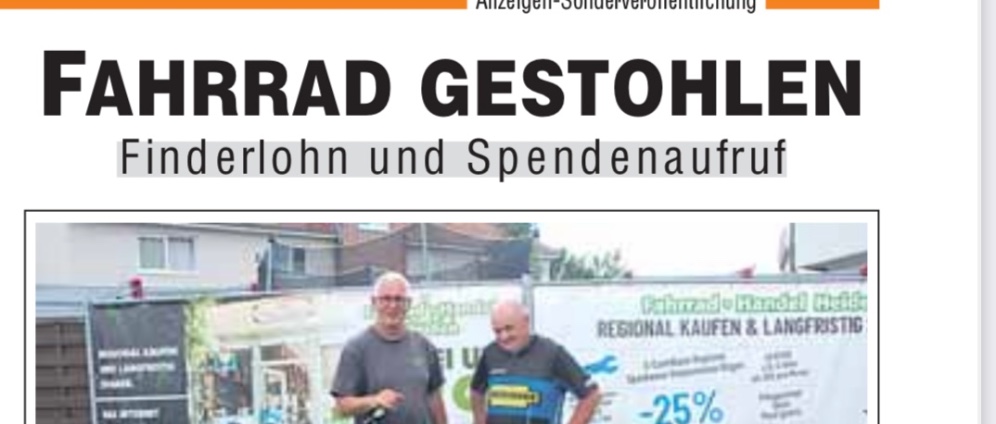 Spenden sammeln | Ein neues Rad für Schmidti | Spendenseite