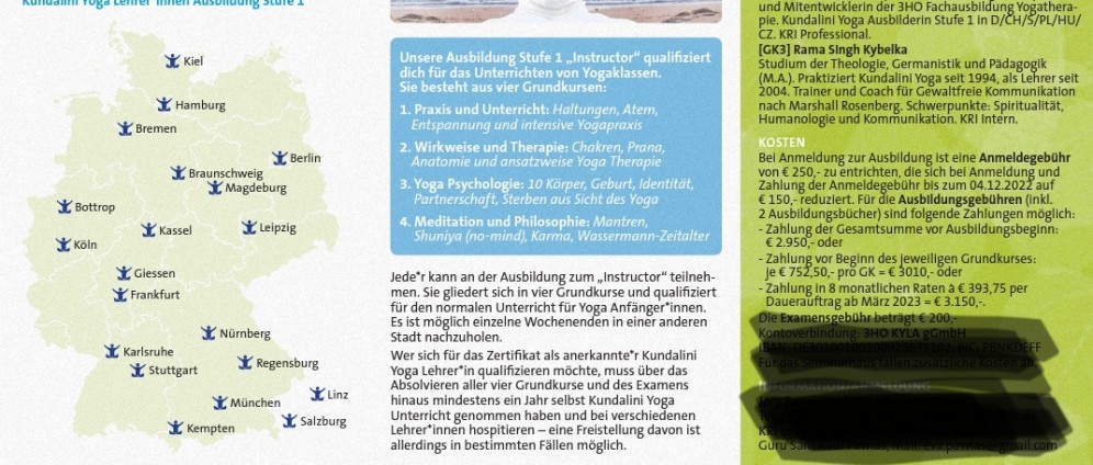 Spenden sammeln | Yoga Lehrer Ausbildung | Spendenseite