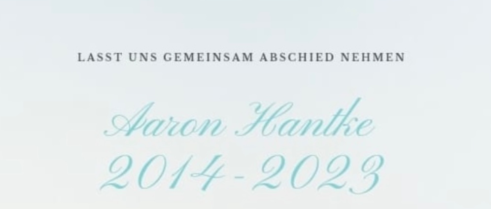 Spenden sammeln | Aaron Hantke | Spendenseite