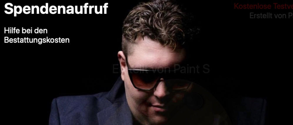 Spenden sammeln | Beerdigung Timo DJ Sunvino | Spendenseite