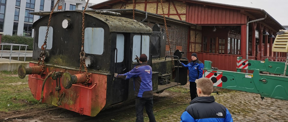 Spenden sammeln | Sanierung Eisenbahnwagen Stadthafen Rostock | Spendenseite