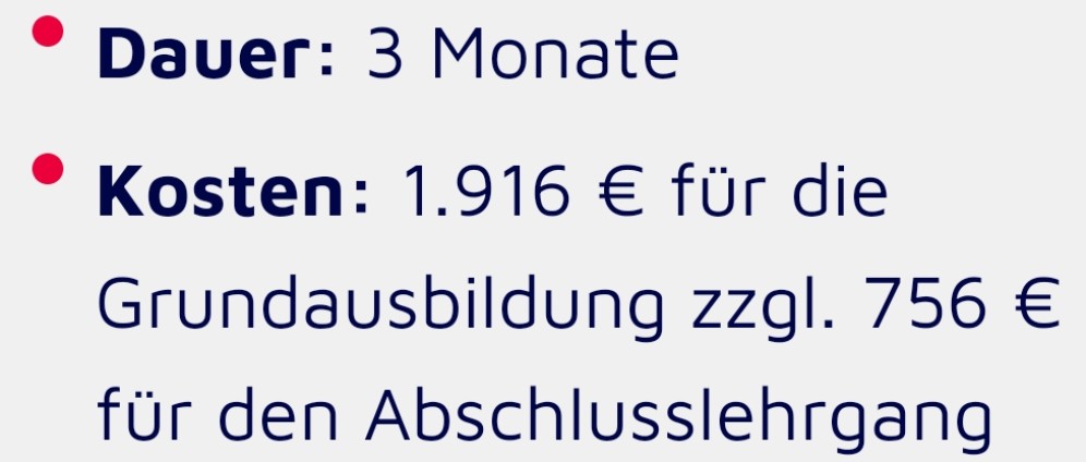Spenden sammeln | Ausbildung mit Führerschein | Spendenseite