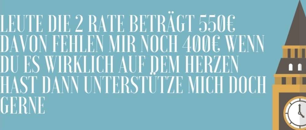 Spenden sammeln | Missionseinsatz nach England | Spendenseite