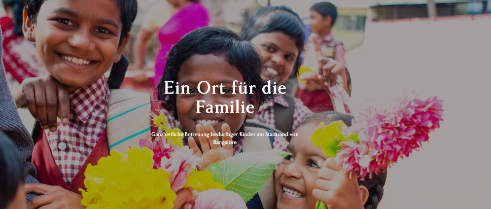 Spenden sammeln | Hilfe für Indisches Kinderheim | Spendenseite