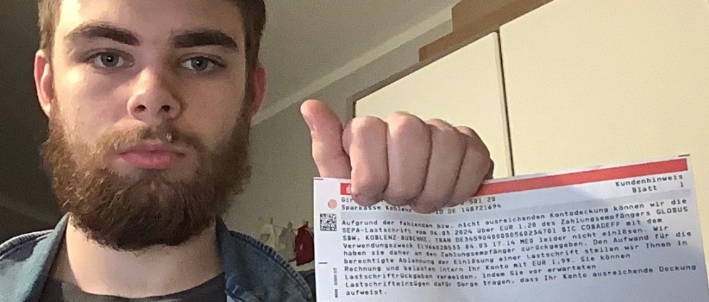 Spenden sammeln | Hilfe für m18 nach Online Betrug | Spendenseite