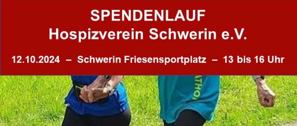 Spenden sammeln | Spendenlauf Hospizverein Schwerin e.V. | Spendenseite