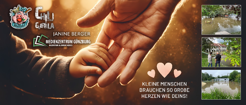 Spenden sammeln | Hochwasser Kindergarten Günzburg | Spendenseite