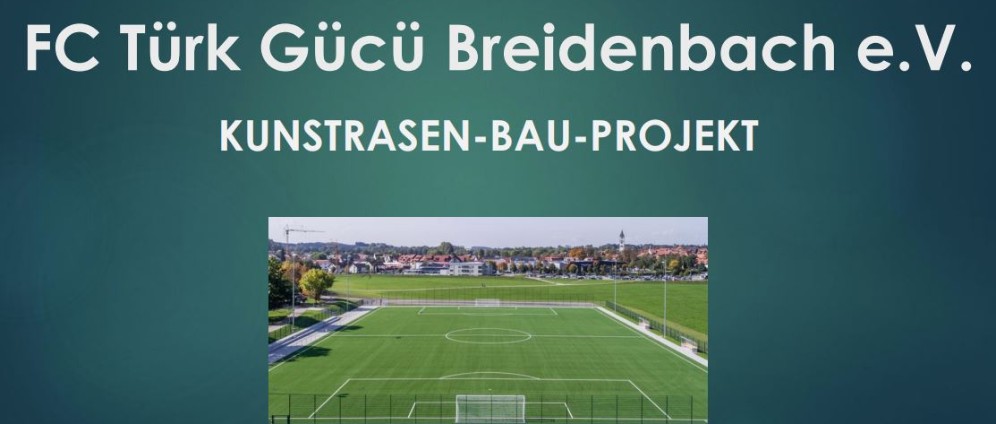 Spenden sammeln | Kunstrasenbauprojekt | Spendenseite