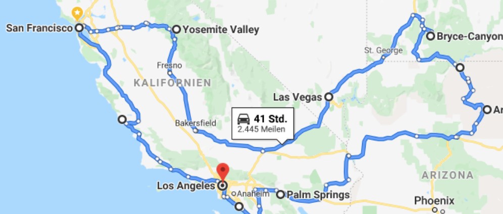 Spenden sammeln | Next Stop West Coast USA | Spendenseite