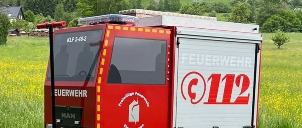 Spenden sammeln | Kinderfeuerwehrfahrzeug | Spendenseite