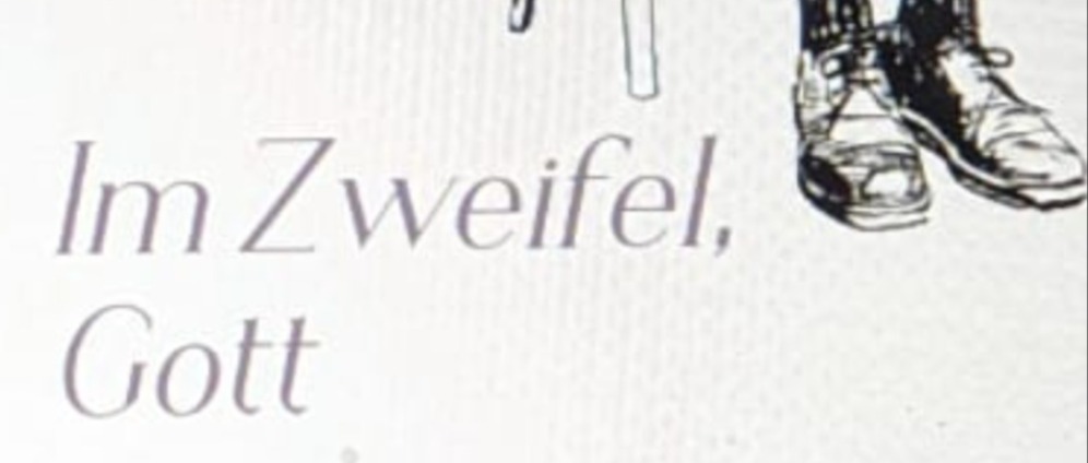 Spenden sammeln | Im Zweifel, Gott | Spendenseite