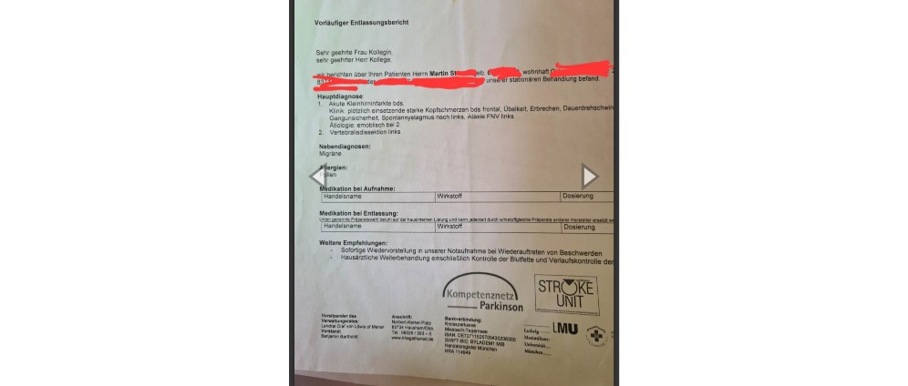 Spenden sammeln | Schlaganfall | Spendenseite