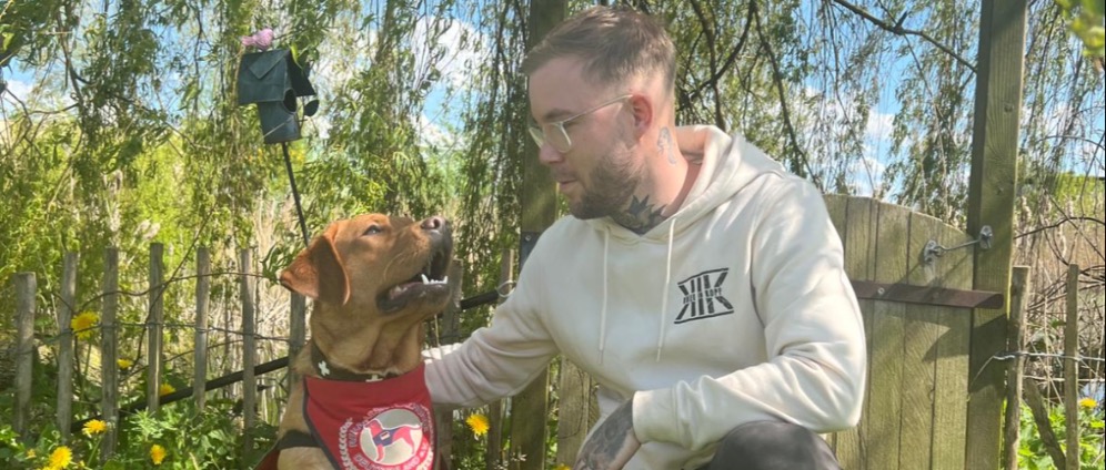 Spenden sammeln | PTBS Assistenzhund Cori für Soldaten David | Spendenseite