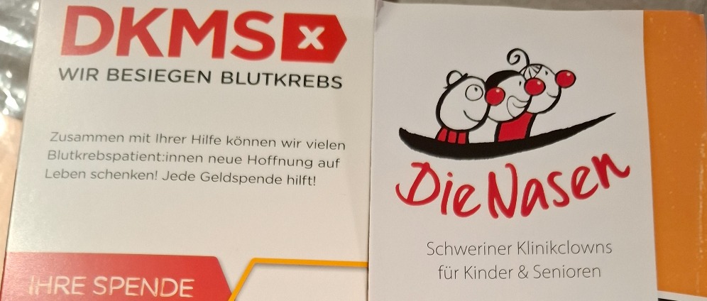 Spenden sammeln | Spendenlauf für Schweriner Klinikclowns und DKMS | Spendenseite