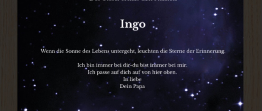 Spenden sammeln | Ingo bleibt am Leben ! | Spendenseite