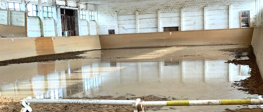 Reitbodenerneuerung nach Unwetterschäden | Spenden sammeln