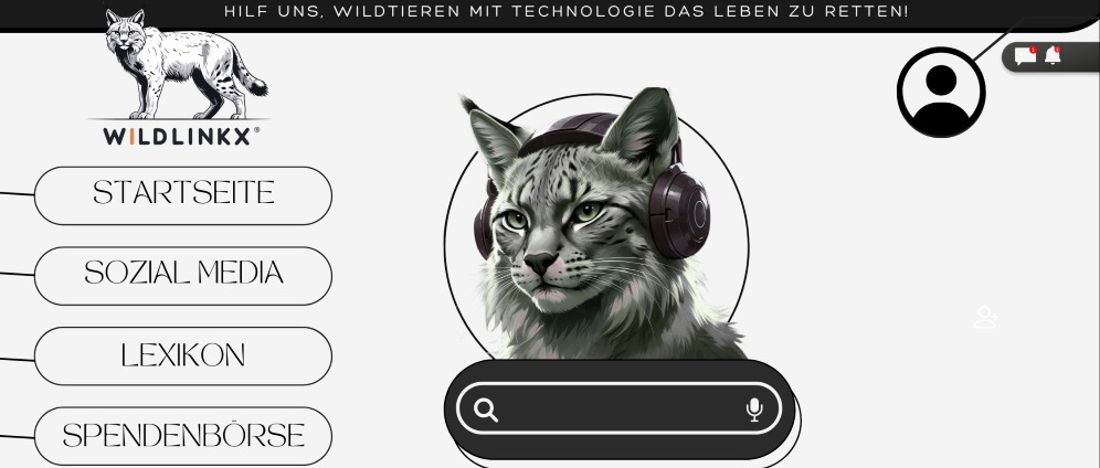 Spenden sammeln | WildLinkX Die erste KI App zur Rettung von Wildt | Spendenseite